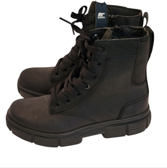 NIB Sorel Women's Explorer STRT Lace Boot Black Size 7 - Picture 9 of 16